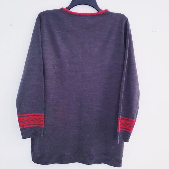 Abito Women's Holiday Tunic Style Sweater - Medium - Picture 7 of 12